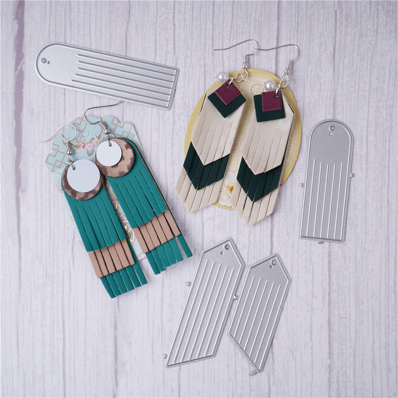 Kokorosa Earring Cutting Dies with Tassel Geometric Patterns