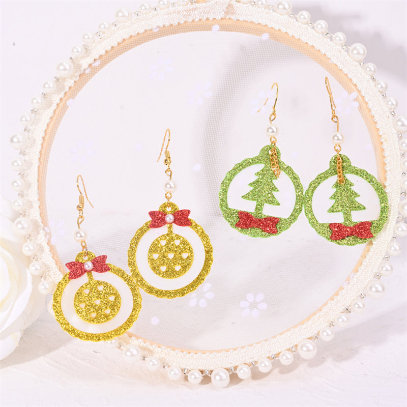 Kokorosa Earring Cutting Dies with Christmas Balls