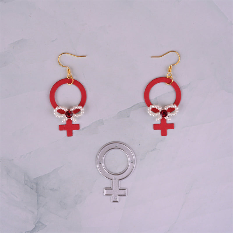 Kokorosa Earring Cutting Dies with Gender Symbol