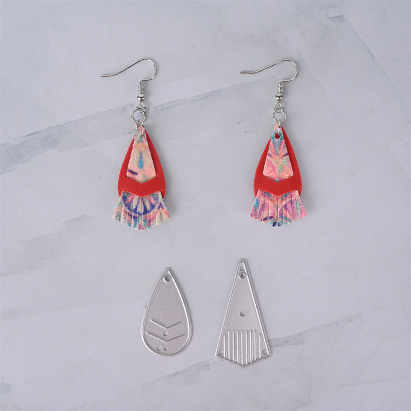 Kokorosa Earring Cutting Dies with Snowflakes and Irregular Tassels