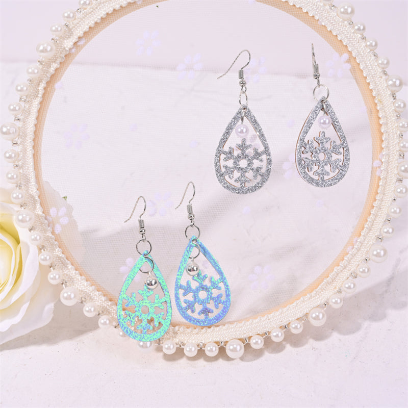 Kokorosa Earring Cutting Dies with Snowflakes and Irregular Tassels