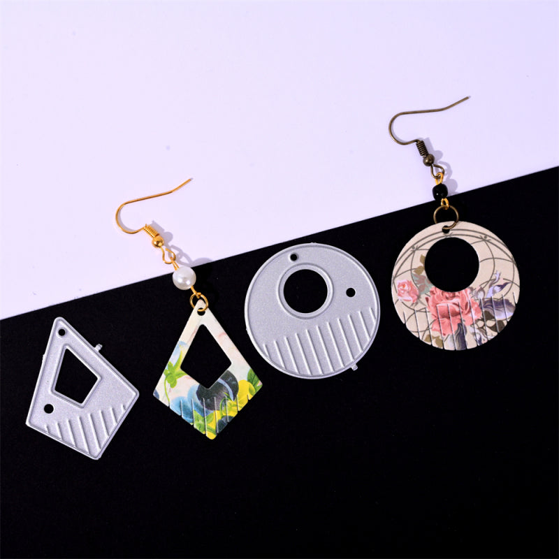 Kokorosa Earring Cutting Dies with Variety of Geometric Patterns