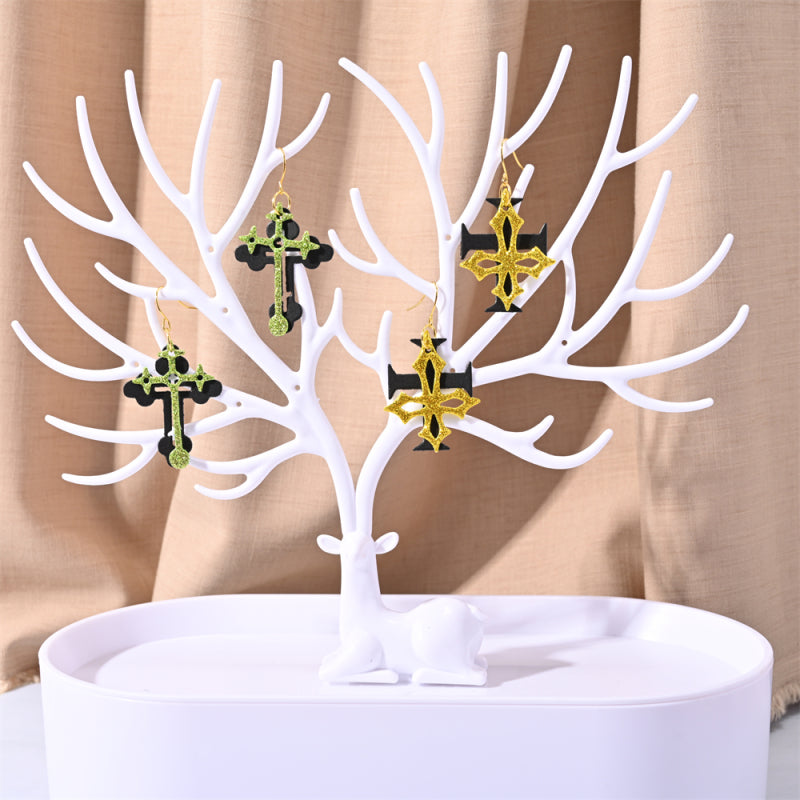 Kokorosa Earring Cutting Dies with Various Crosses