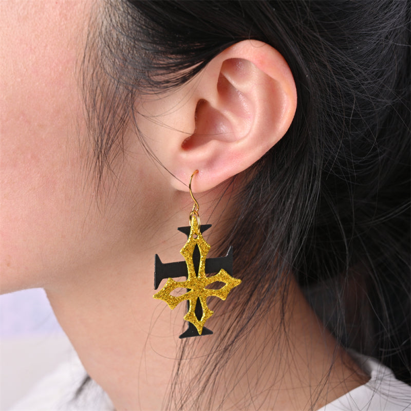 Kokorosa Earring Cutting Dies with Various Crosses