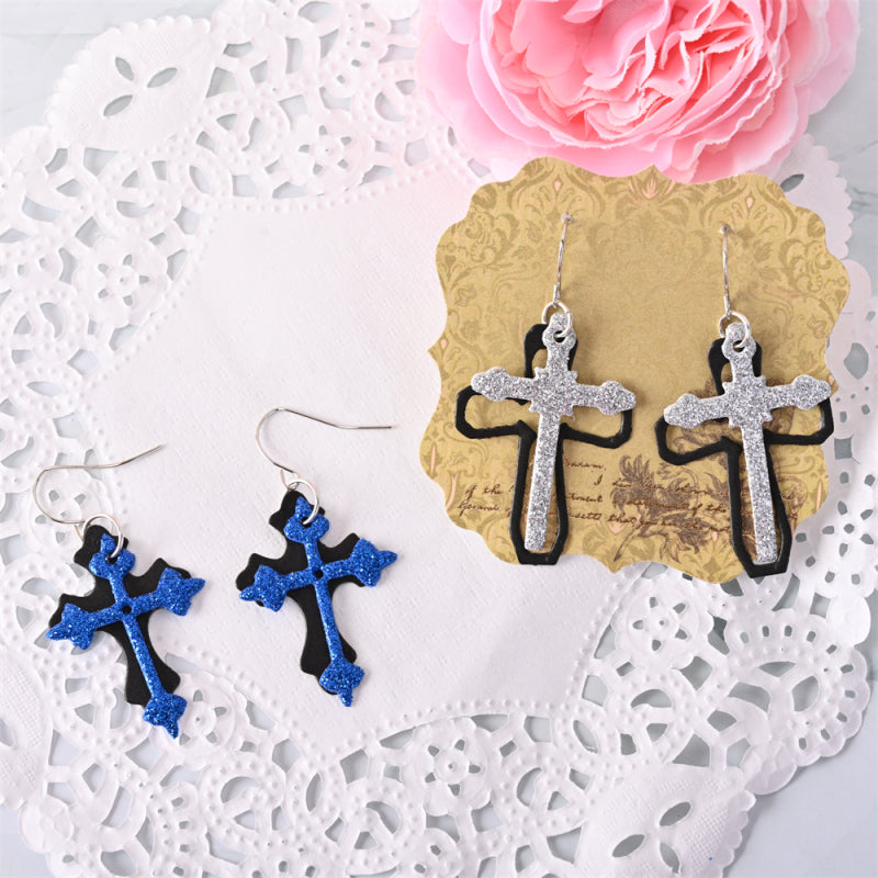 Kokorosa Earring Cutting Dies with Various Crosses