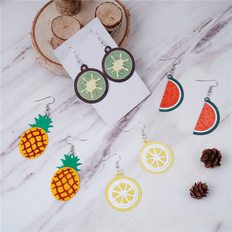 Kokorosa Earring Metal Cutting Dies with Fruit Shape