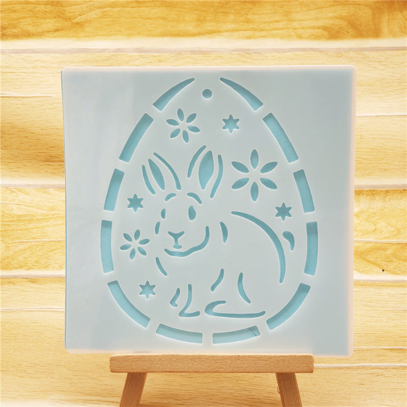 Kokorosa Easter Eggs and Bunny Painting Stencils