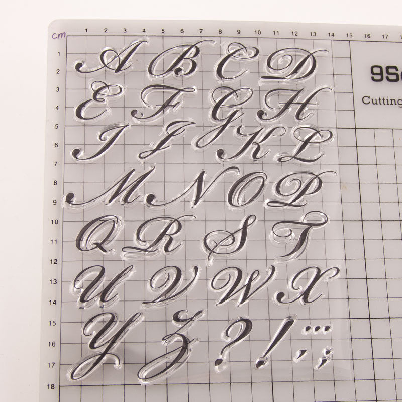 Kokorosa Letter and Symbol Clear Stamps