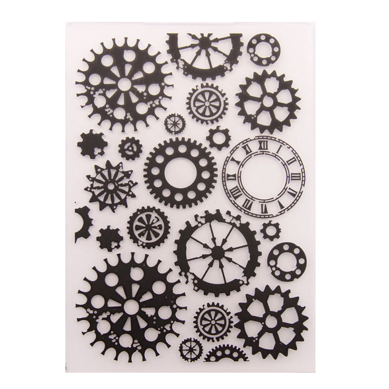 Kokorosa Gearwheel Plastic Embossing Folder