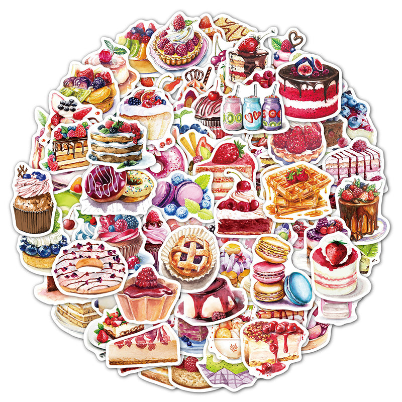 Kokorosa Gourmet Desserts Stickers (100pcs)