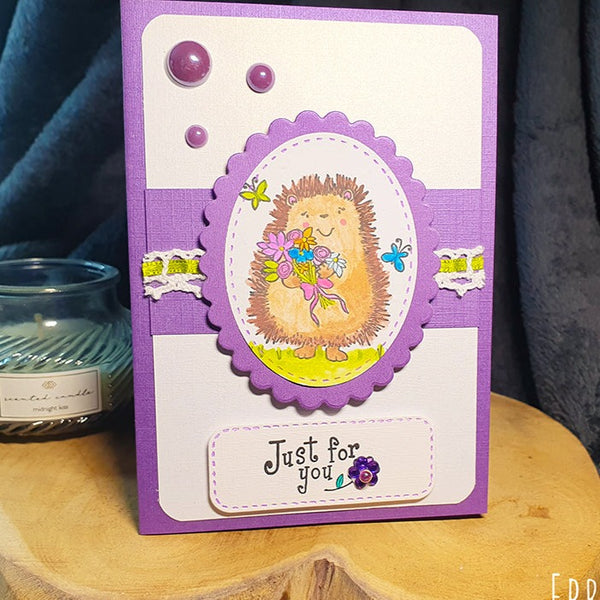 Kokorosa Adorable Hedgehog Clear Stamps