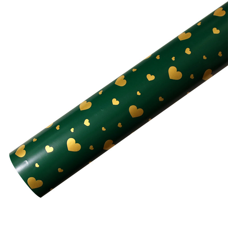 kokorosa Heart Shape Emerald Waterproof Wrapping Paper (4 Choices)