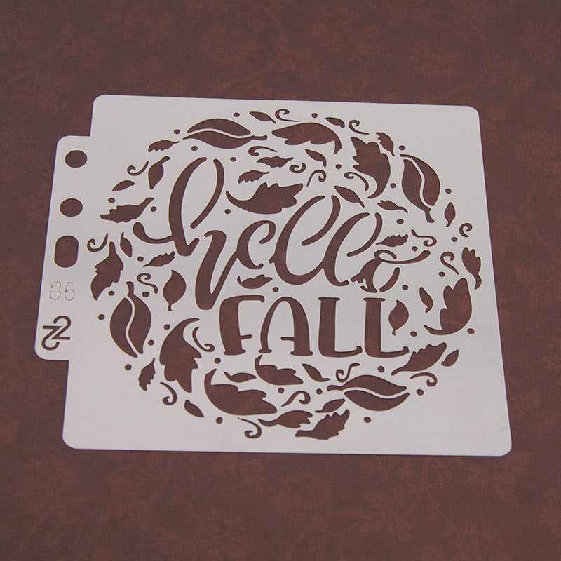 Kokorosa Hello Fall DIY Painting Hollow Stencil