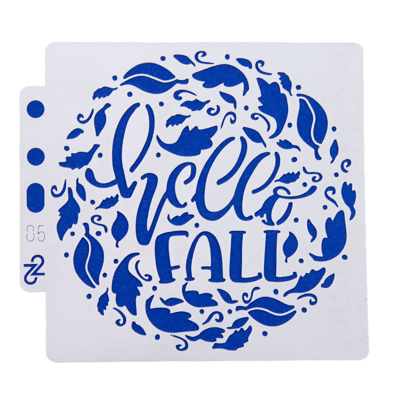 Kokorosa Hello Fall DIY Painting Hollow Stencil