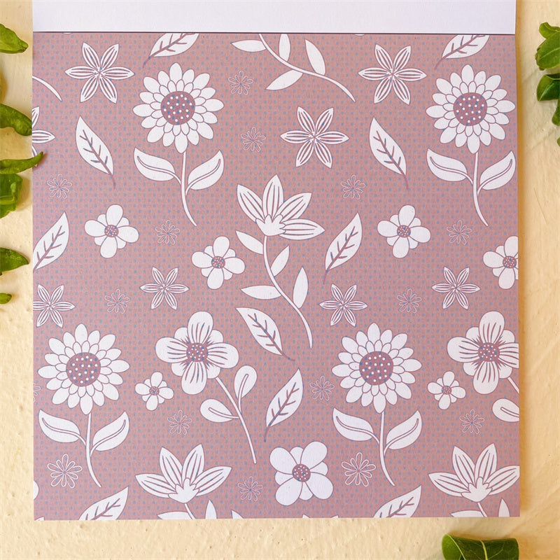 Kokorosa 32PCS  6" Garden Pattern  DIY Scrapbook & Cardstock Paper