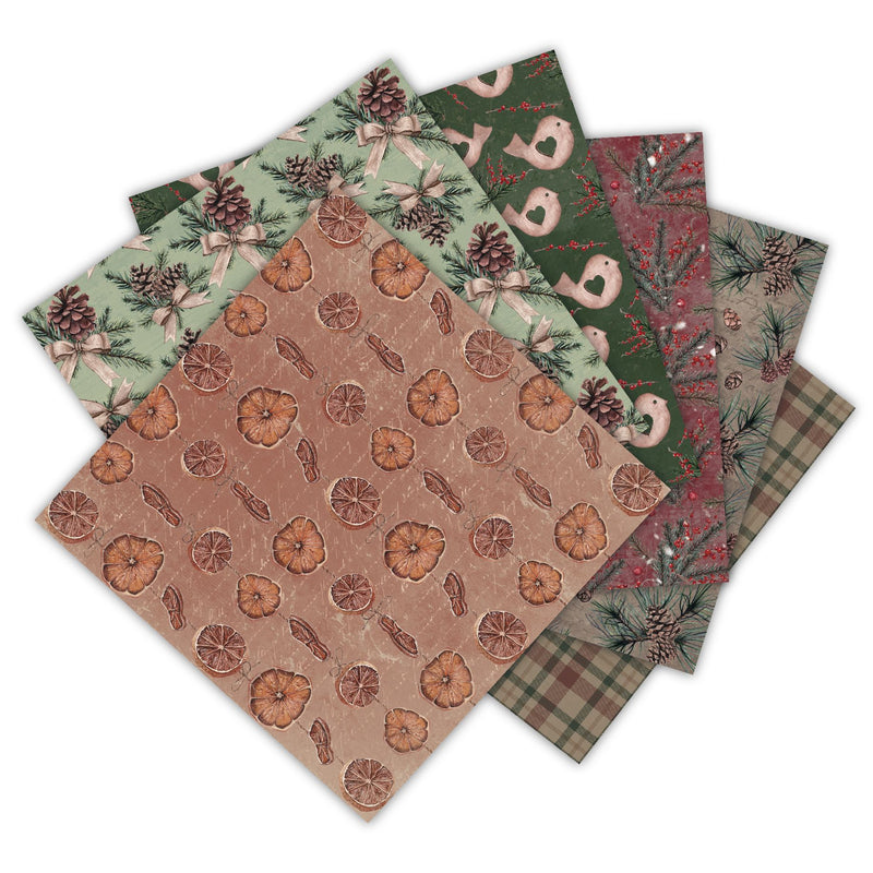 Kokorosa 24PCS  6" Pine Cones DIY Scrapbook & Cardstock Paper