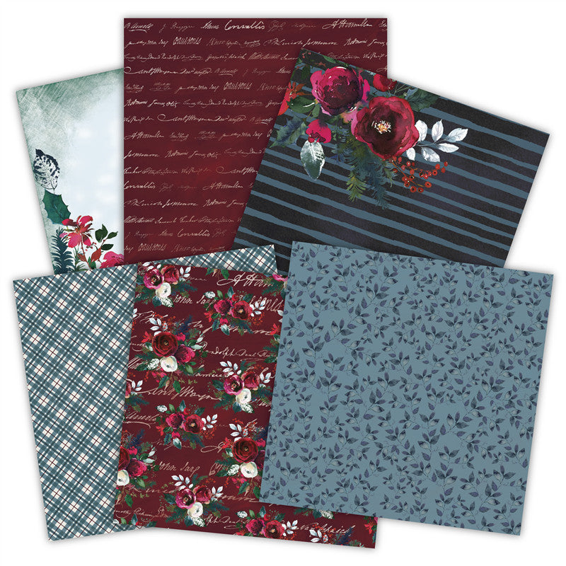 Kokorosa 24PCS  6" The Scent of Roses DIY Scrapbook & Cardmaking Paper