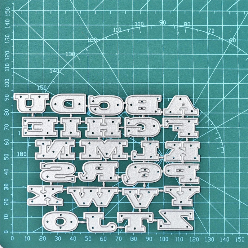 Kokorosa 26 Alphabets Metal Cutting Dies