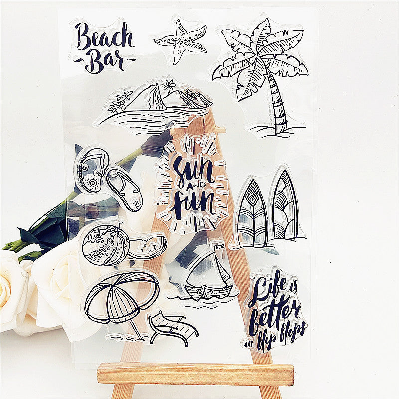 Kokorosa Beach Clear Stamps