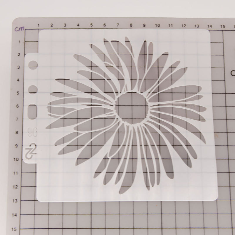 Kokorosa Blooming Sunflower DIY Painting Hollow Stencil