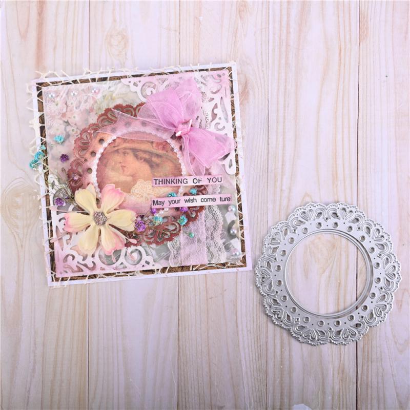 Kokorosa Circle Lace Frame Metal Cutting Dies