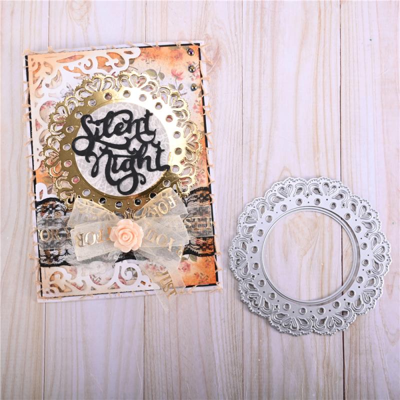 Kokorosa Circle Lace Frame Metal Cutting Dies