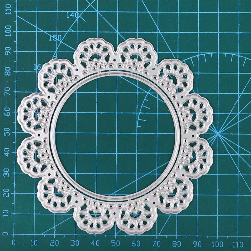 Kokorosa Circle Lace Frame Metal Cutting Dies