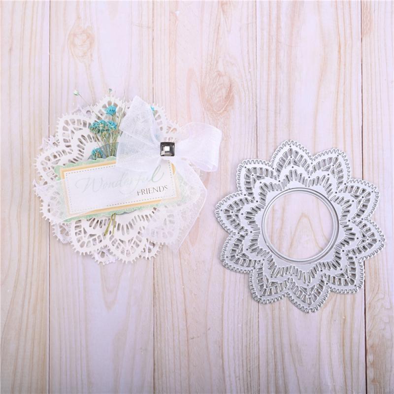 Kokorosa Circle Lace Frame Metal Cutting Dies