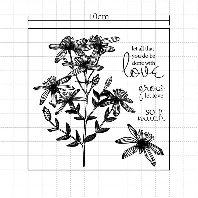 Kokorosa Cleome Spinosa Clear Stamps