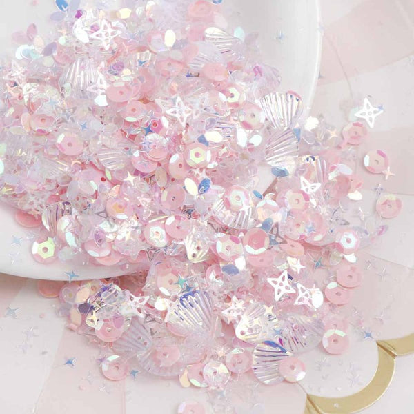 Kokorosa Crystal Pink Sequins DIY Decoration