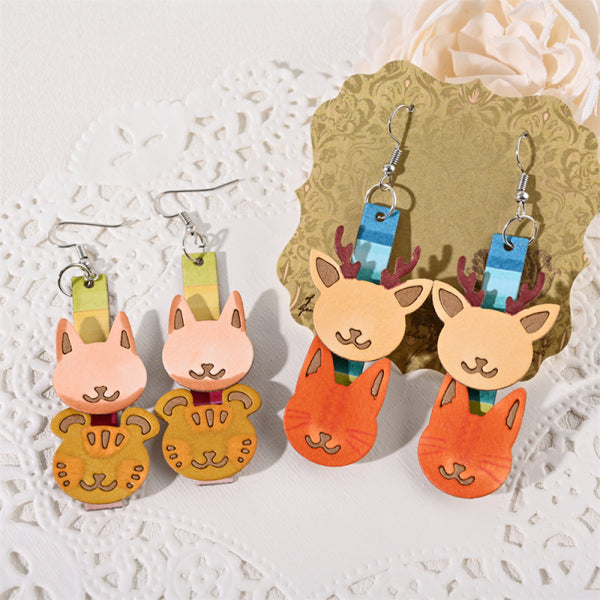 Kokorosa Earring Cutting Dies with Animals