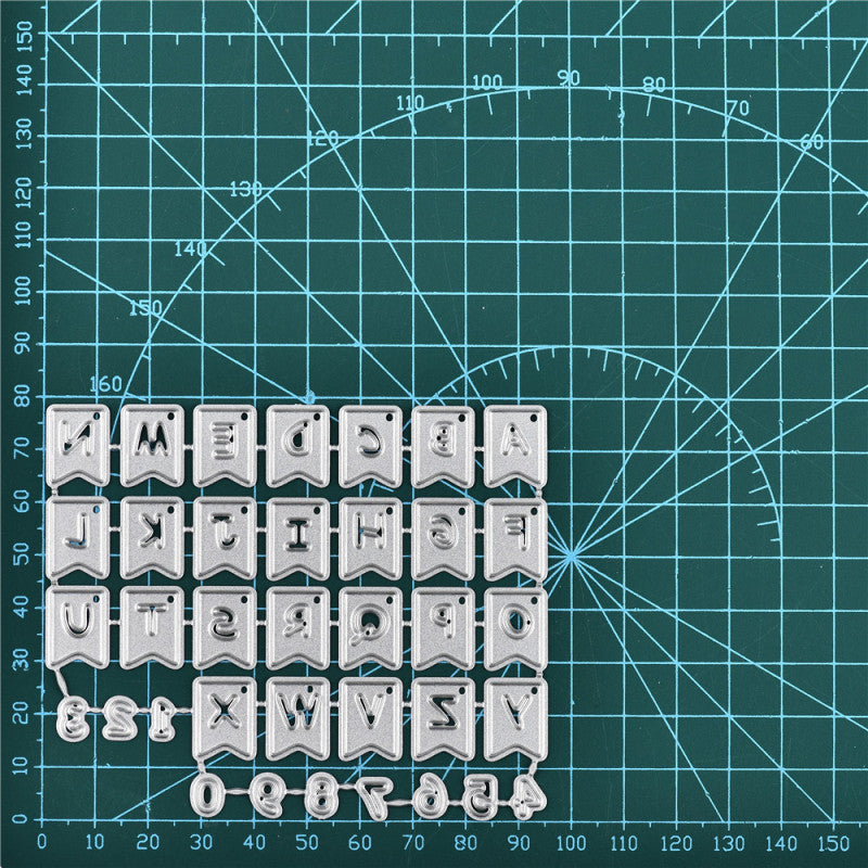 Kokorosa 26 Alphabets and 10 Numbers Metal Cutting Dies