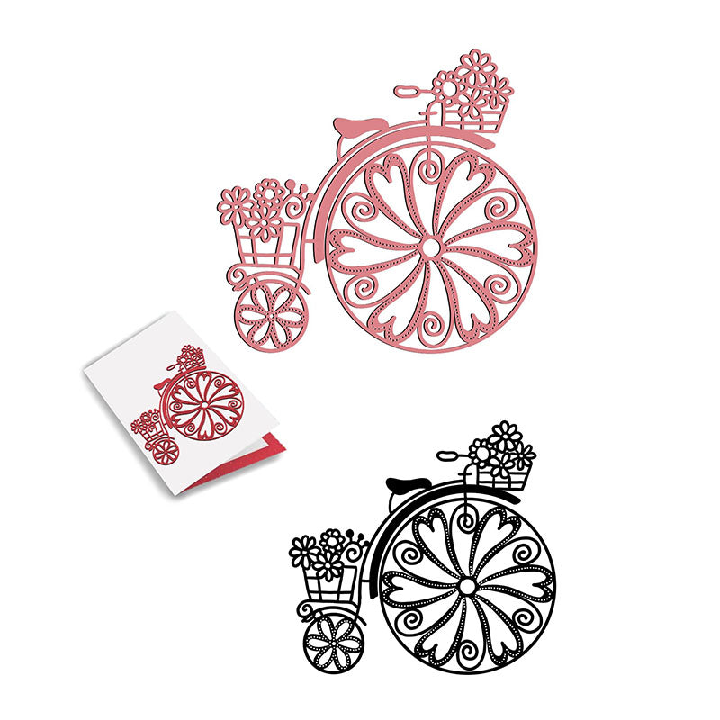 Kokorosa Floral Bicycle Metal Cutting Dies