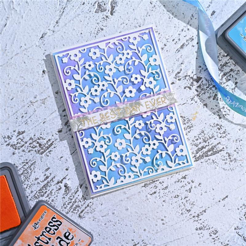 Kokorosa Flower Background Metal Cutting Dies for Card Making