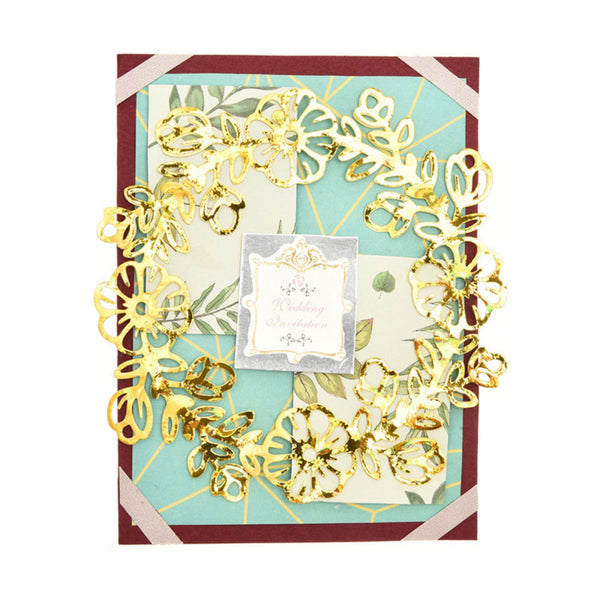 Kokorosa Flower Wreath Frame Metal Cutting Dies