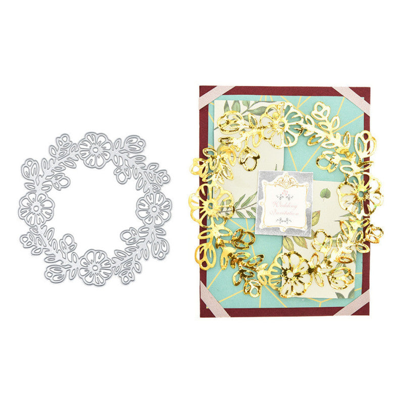 Kokorosa Flower Wreath Frame Metal Cutting Dies