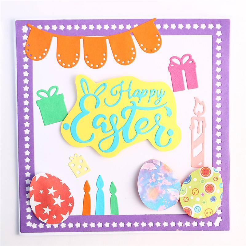 Kokorosa Happy Easter Metal Cutting Dies