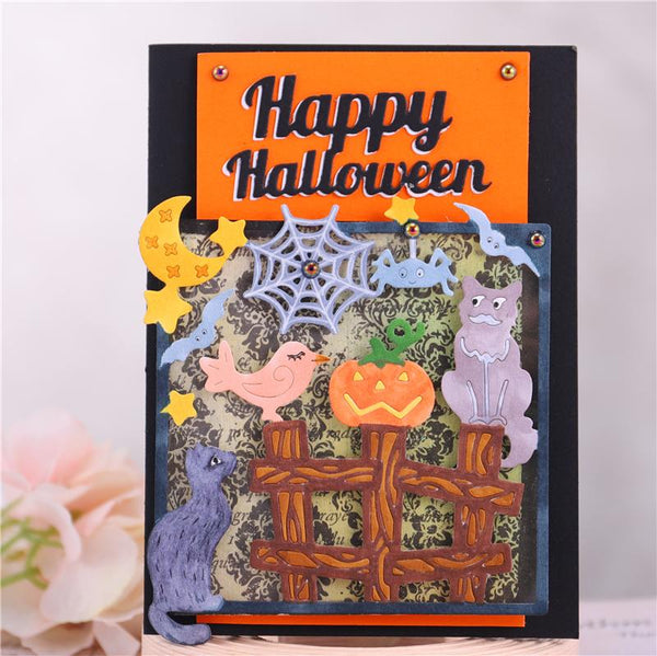 Kokorosa Happy Halloween Animals Metal Cutting Dies