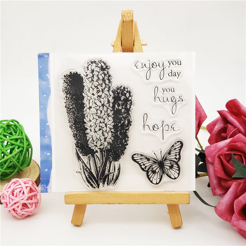 Kokorosa Hyacinth Clear Stamps