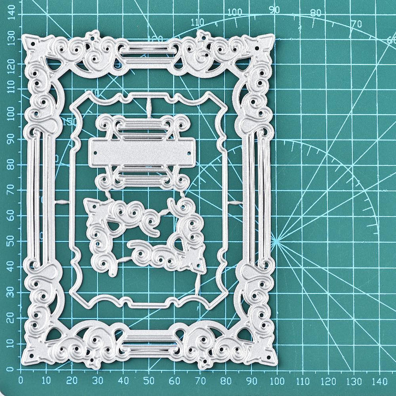 Kokorosa Rectangle Frame Combo Metal Cutting Dies