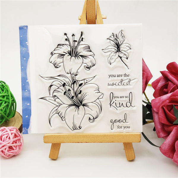 Kokorosa Lily Clear Stamps