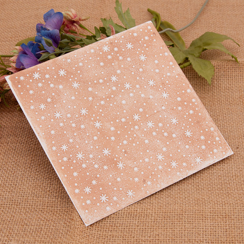 Kokorosa Little Snowflake Plastic Embossing Folder