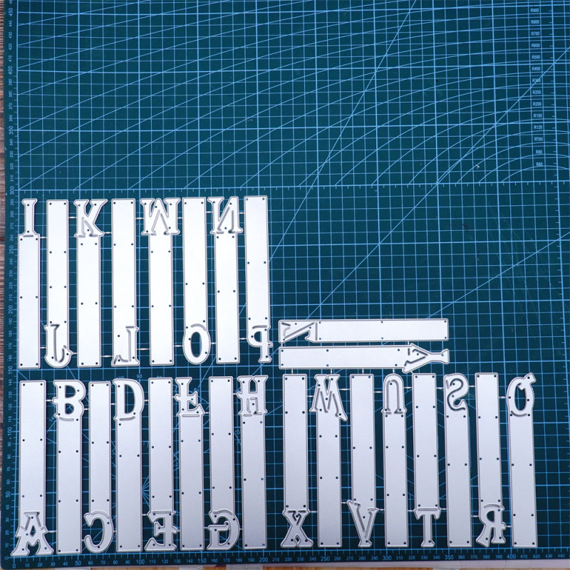 Kokorosa Metal Cutting Dies With 26 Alphabet Set