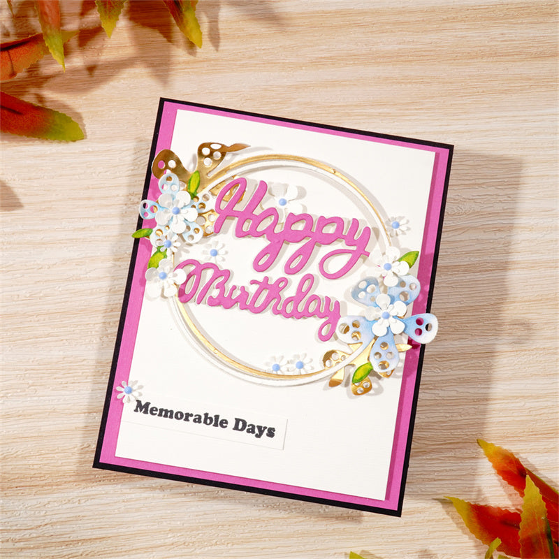 Kokorosa Metal Cutting Dies With 2pcs Birthday Border