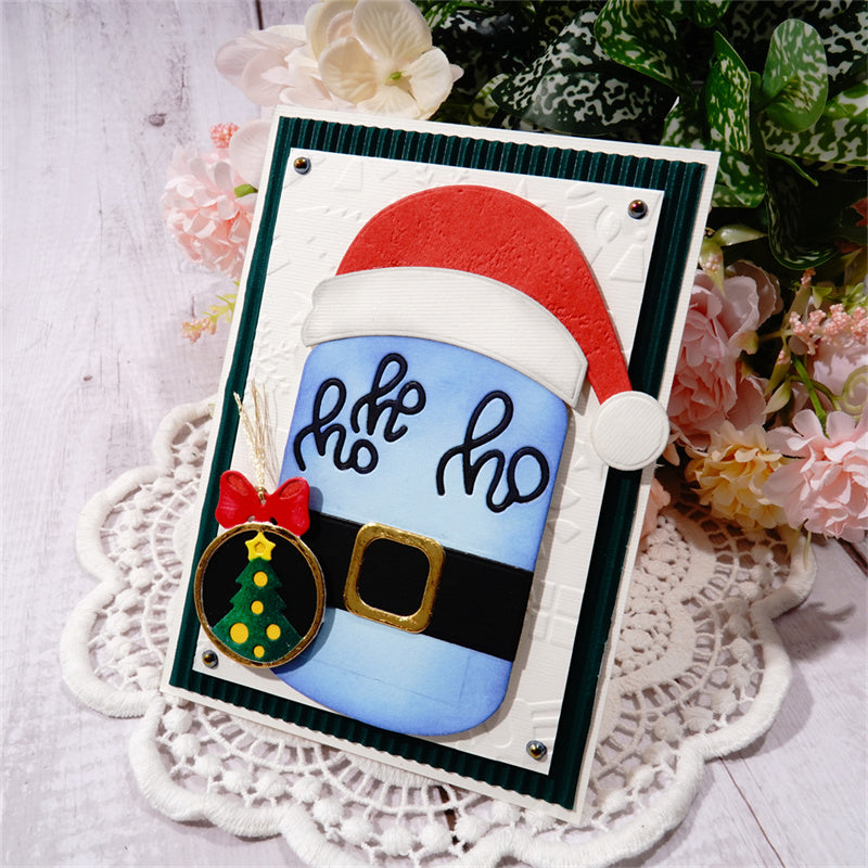 Kokorosa Metal Cutting Dies With Christmas Hat Label