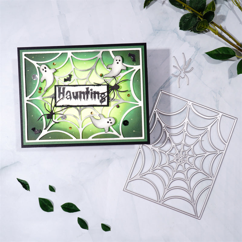 Kokorosa Metal Cutting Dies With Cobweb Background Board