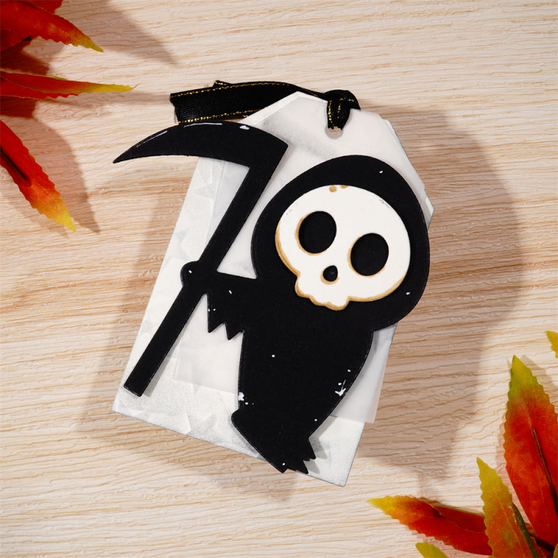 Kokorosa Metal Cutting Dies With Cute Grim Reaper