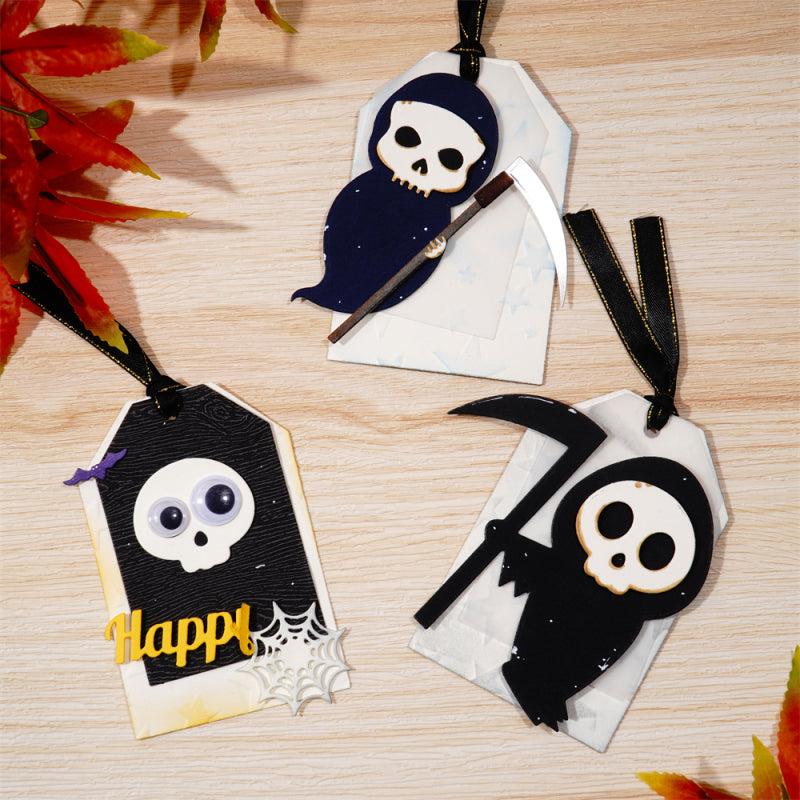 Kokorosa Metal Cutting Dies With Cute Grim Reaper