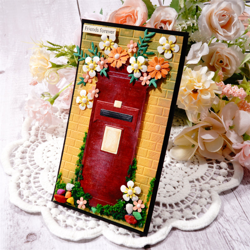 Kokorosa Metal Cutting Dies With Flower Mailbox