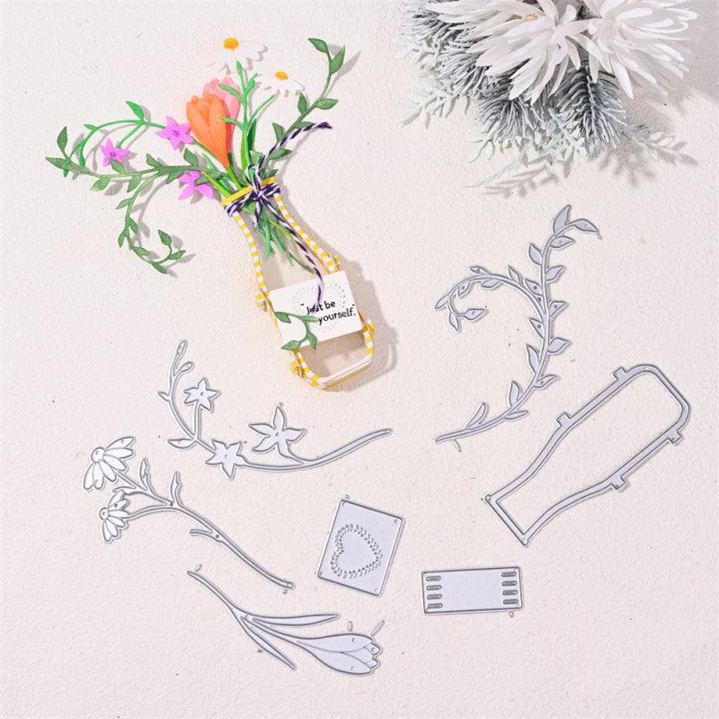 Kokorosa Metal Cutting Dies With Flower Set